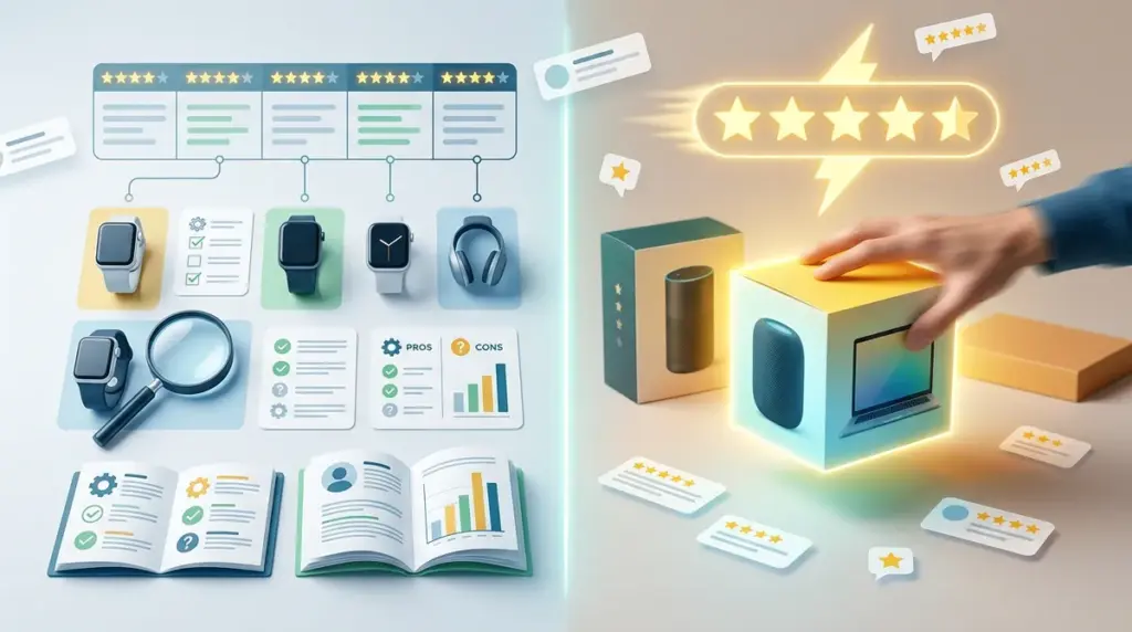 How Comparison Shoppers Use Reviews Differently From Impulse Buyers